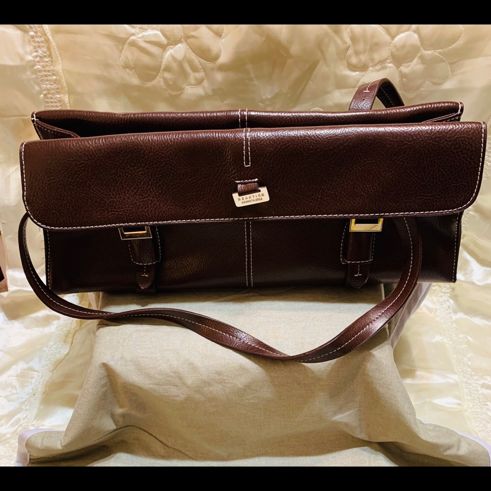 Vintage Reaction Kenneth Cole, Brown Handbag, Purse